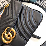 Gucci Marmont matelassé shoulder bag in Black 443497 - 6