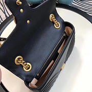 Gucci Marmont matelassé shoulder bag in Black 443497 - 3