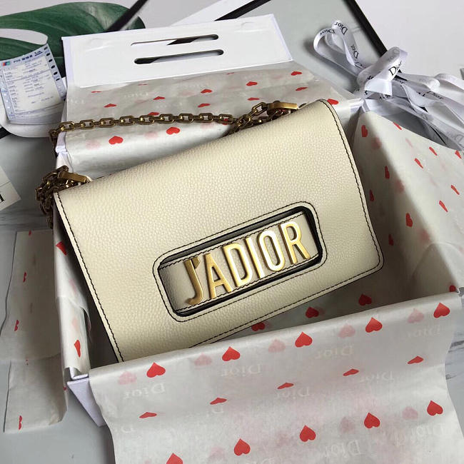 Dior Jadior White Leather handbag for Women - 1