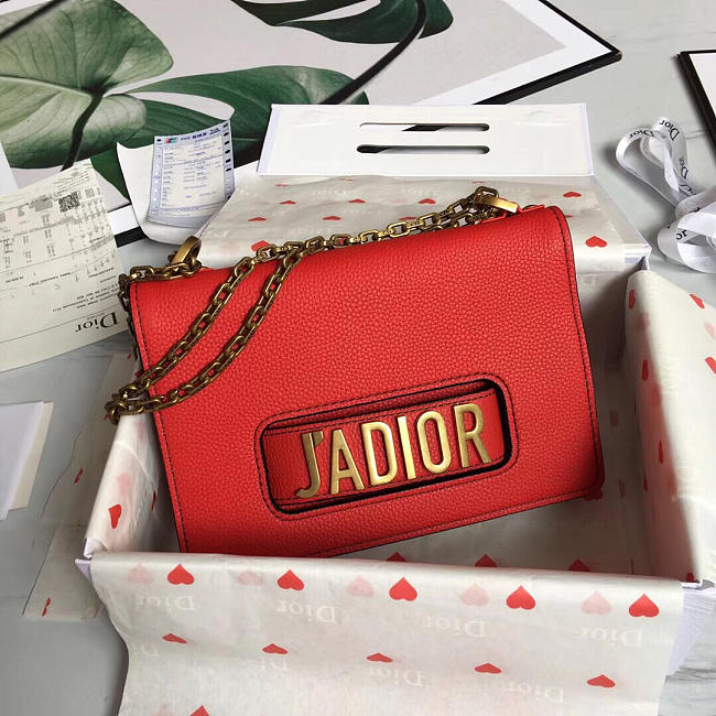Dior Jadior Red Leather handbag for Women - 1