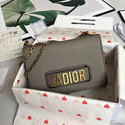 Dior Jadior Gray Leather handbag for Women	 - 1