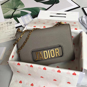 Dior Jadior Gray Leather handbag for Women	