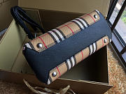 Burberry Tote Vintage Small Handbag in Black - 5