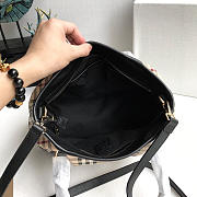 Burberry Original Check Tote Handbag in Black - 5