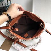 Burberry Original Check Tote Handbag in Brown - 4