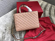 Valentino Garavani Rockstud Spike Lambskin Handbag in Pink - 4
