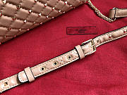 Valentino Garavani Rockstud Spike Lambskin Handbag in Pink - 3