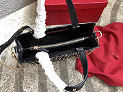 Valentino Garavani Rockstud Spike Lambskin Handbag in Black - 4