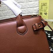 Burberry Classic Leather Tote Bag with Brown - 4