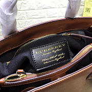 Burberry Classic Leather Tote Bag with Brown - 6