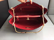 Valentino original lambskin spike tote bag in Red - 6