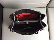 Valentino original lambskin spike tote bag in Black - 5