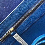 Celine Original Lambskin Leather Bucket Bag blue green - 2