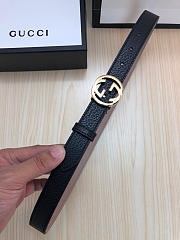 Gucci Belt Black Gold Hardware - 4