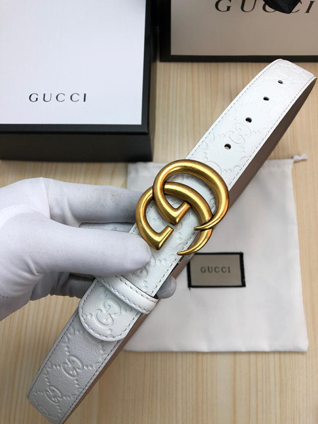 Gucci Belt White - 1