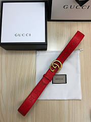 Gucci Belt Red - 5