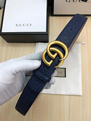 Gucci Belt Navy Blue - 2