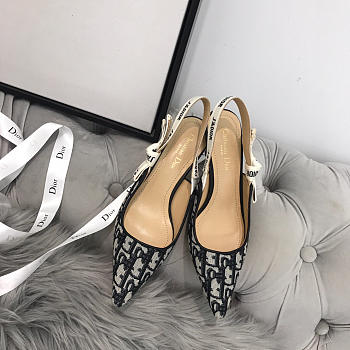 Dior Black Mid Heel shoes 6.5cm