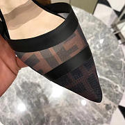 Fendi Slingbacks Black Brown Flat-soled Shoes - 5