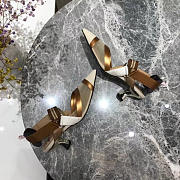 Fendi Slingbacks White Mid Heel Shoes 5cm - 4