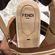 Fendi Slingbacks White High Heel Shoes 8cm - 2
