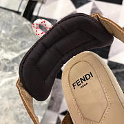Fendi Slingbacks White Flat-soled Shoes - 2