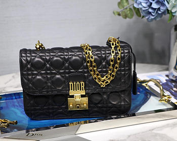 Dior Addict Lambskin retro chain Black bag