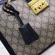 Gucci Padlock medium GG shoulder bag Black 479197 - 5