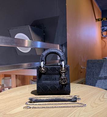 Christian Dior bag 17cm Black