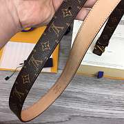Louis Vuitton belt 2.5cm wide - 3