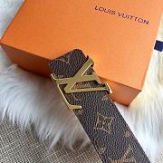 Louis Vuitton belt 4cm wide Monogram - 5
