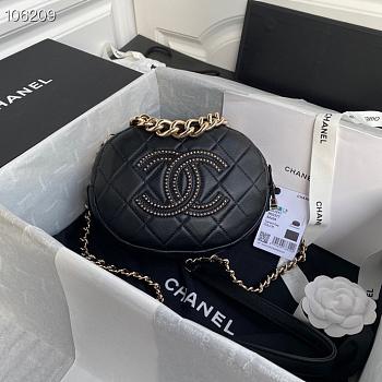 Chanel Camera Case Lambskin Bag Black