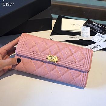 Chanel LeBoy Wallet Caviar 19CM 007