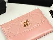 Chanel card holder pink - 3