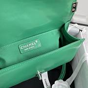 Chanel boy bag 25cm sliver 002 - 2