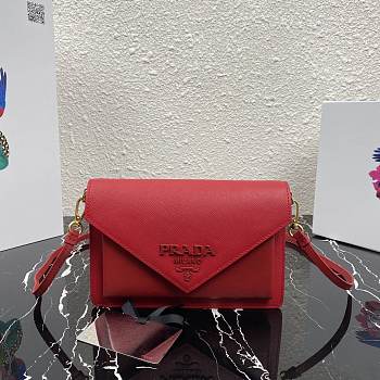 Prada 1BP020 Saffiano Chain Bag