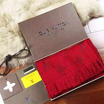 Louis Vuitton Scarf Red