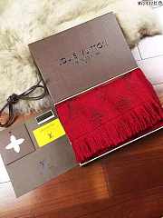 Louis Vuitton Scarf Red - 4