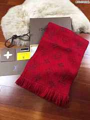 Louis Vuitton Scarf Red - 3