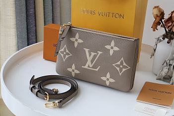 Louis Vuitton Double Zip Pochette Monogram 001