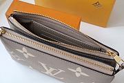 Louis Vuitton Double Zip Pochette Monogram 001 - 3