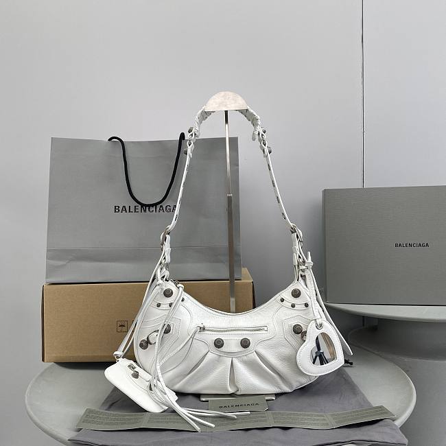 Balenciaga Le Cagole Handbag White 33CM - 1