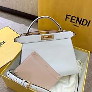 Fendi Peekaboo ISeeU Medium Bag White - 3