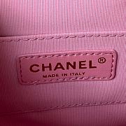 Chanel Small Backpack in Pink  - 6