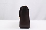Chanel Vintage Wine Red Lambskin Flap Bag - 3