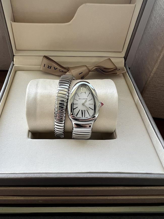 Bvlgari Serpenti Tubogas Watch in Silver - 1
