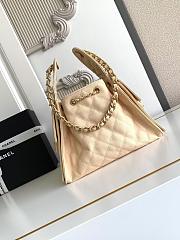 Chanel 25 Small Handbag Grained Calfskin & Gold-Tone Metal Beige 30cm - 4