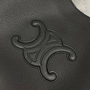 Celine Medium Cabas Anais Cuir Triomphe In Grained Calfskin Black - 54 x 29.5 x 15 CM - 2