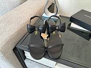 Chanel Sandals 025 Black Lambskin - 1