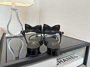 Chanel Sandals 025 Black Lambskin - 6
